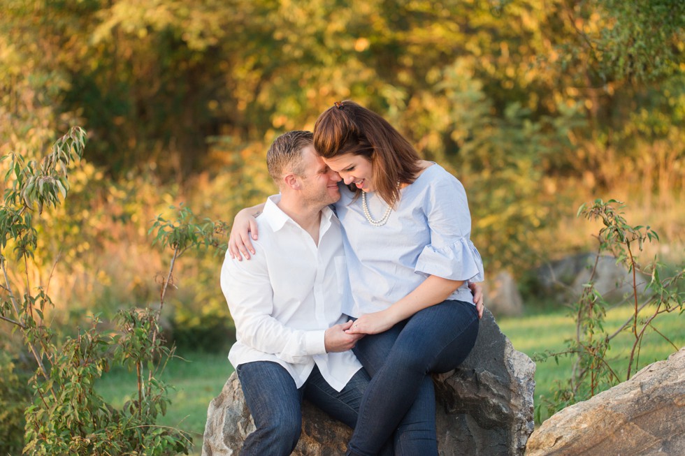 Jonas Green Beach Fall Engagement photos