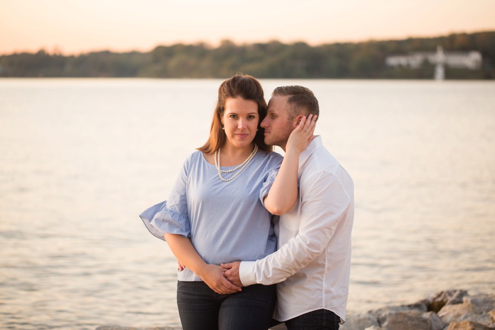 Beach Fall Engagement photos