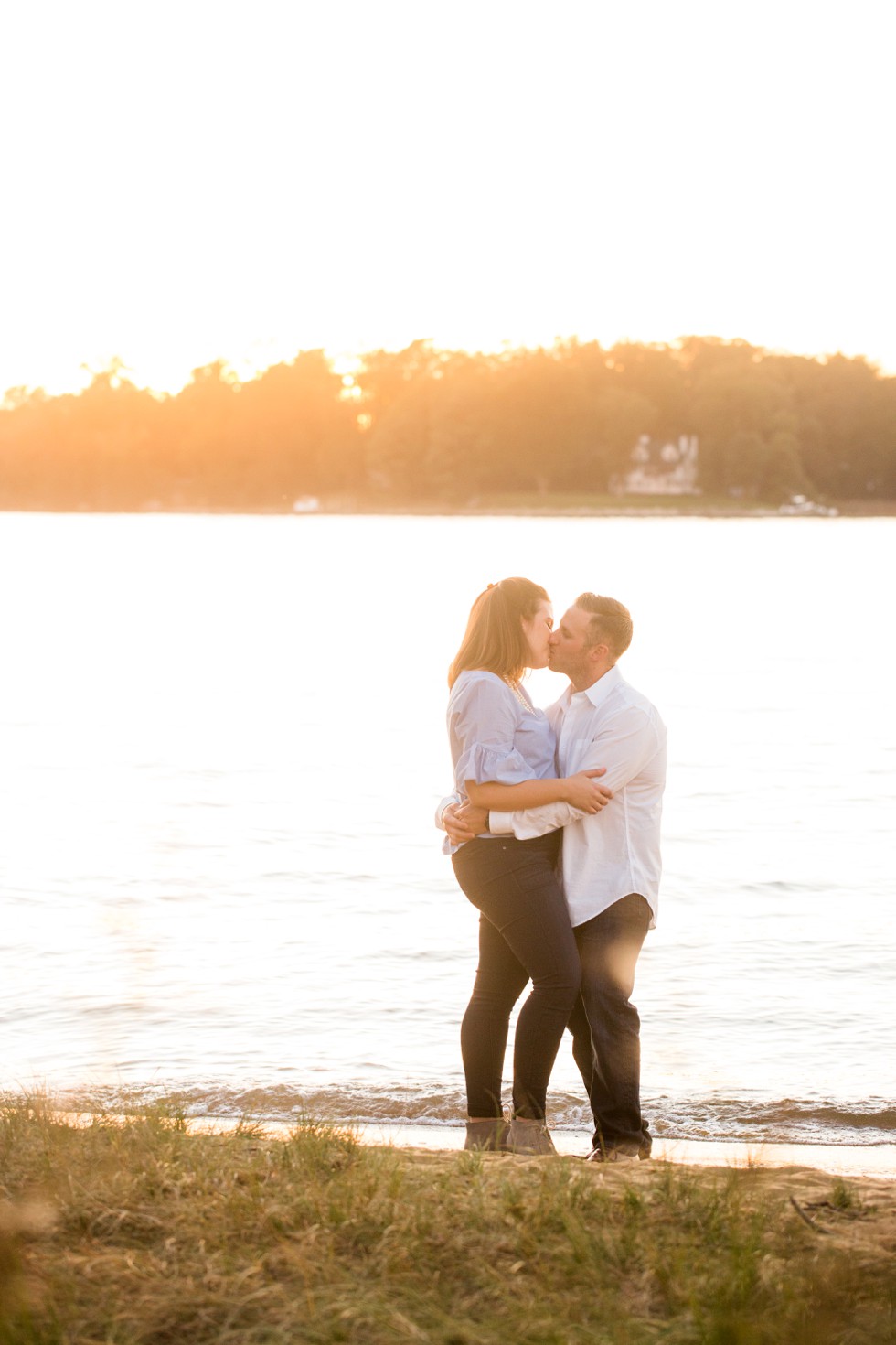 Jonas Green Beach Fall Engagement photos