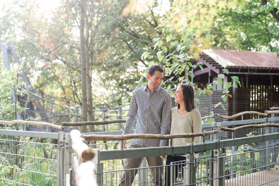 morris arboretum engagement photos near Philadelphia PA