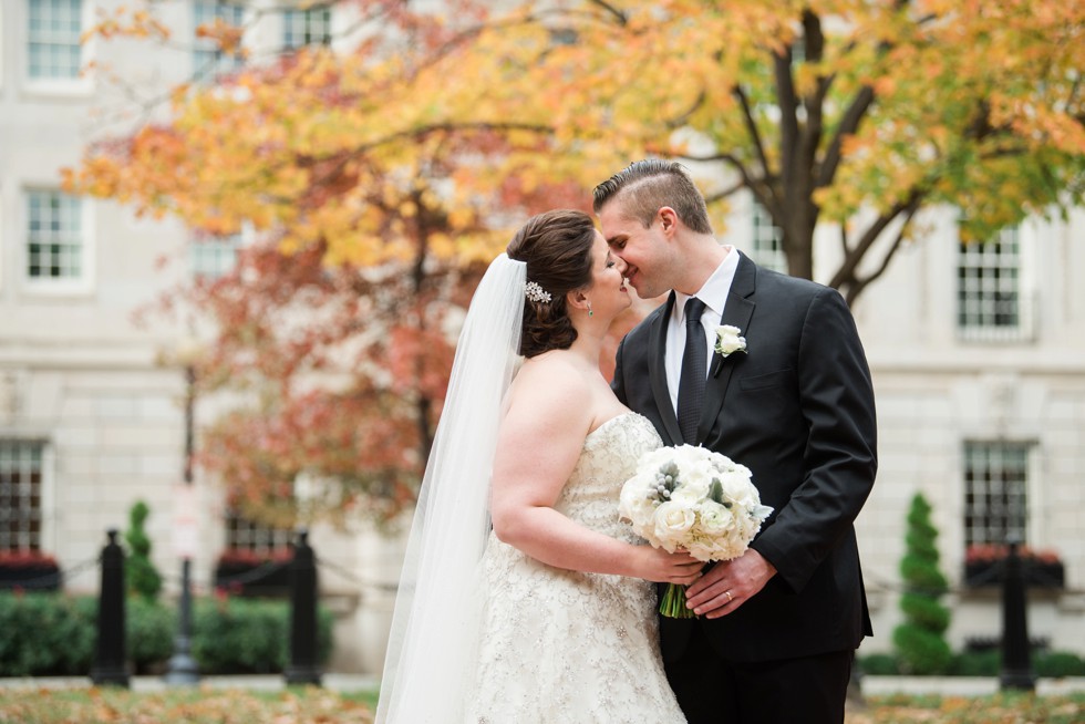 Lafayette Square fall wedding photos