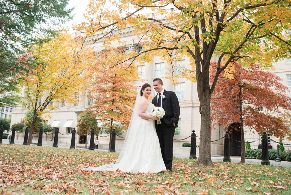 Lafayette Square fall wedding photos