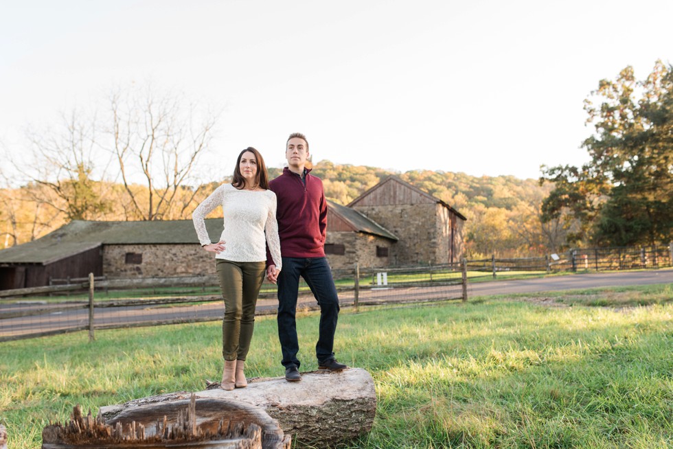 Fall at Thompson-Neely House & Farmstead engagement