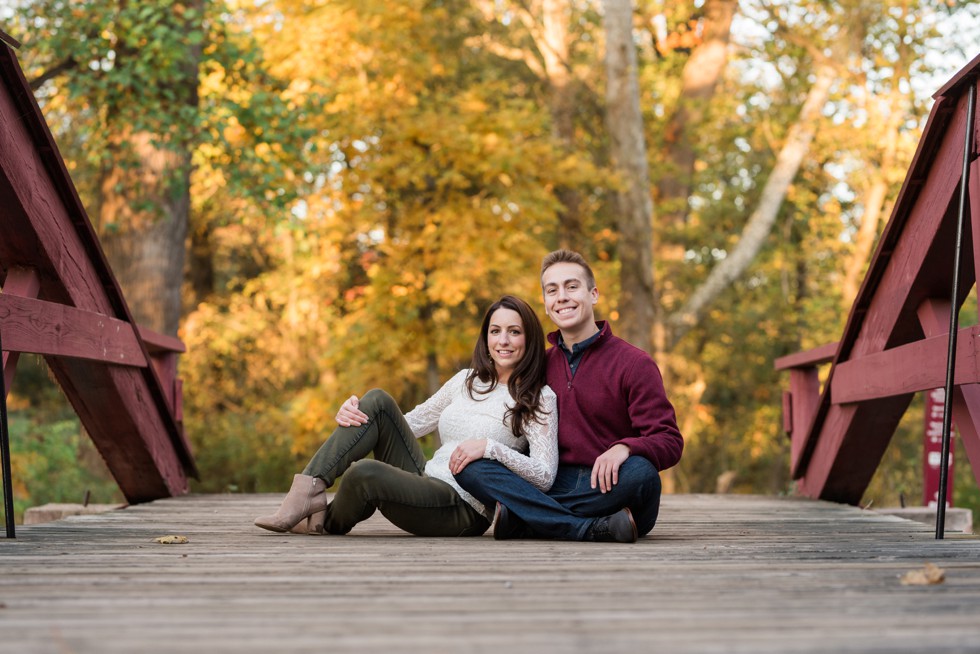 Autumn engagement near Philadelphia