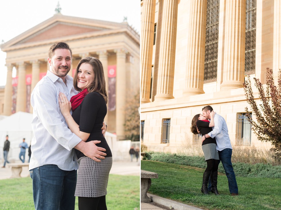 Surprise Engagement at Philadelphia Museum of Art