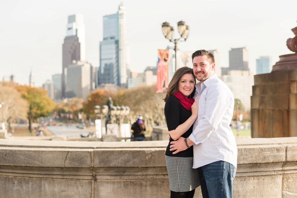 Philadelphia Museum of Art engagement photo 