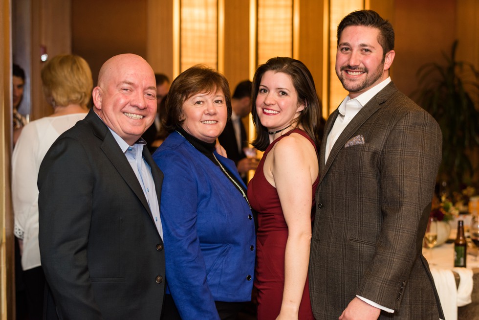 engagement party family photo