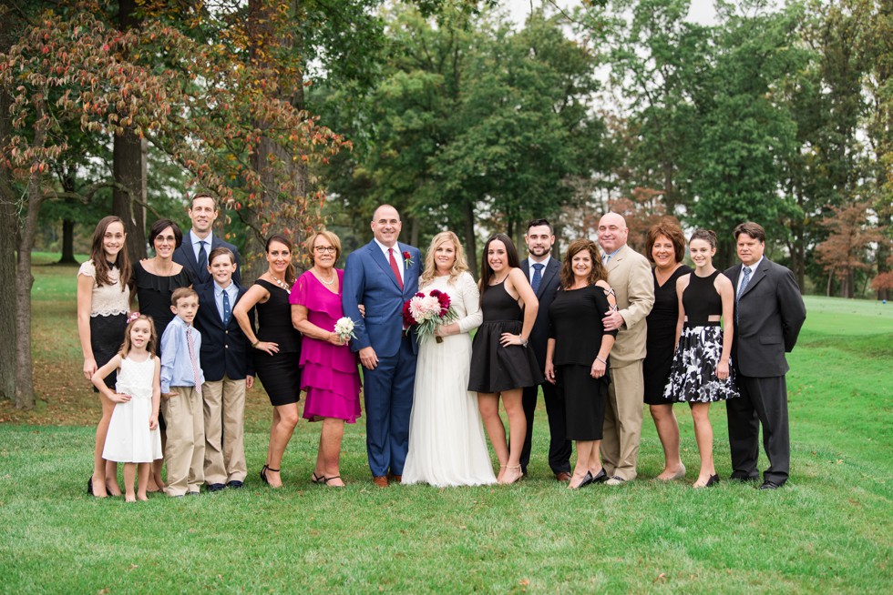 Sunnybrook Golf club wedding family portraits