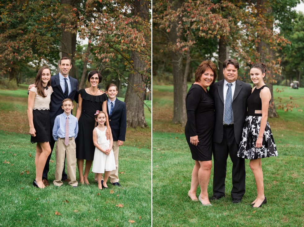 Sunnybrook Golf club wedding family portraits