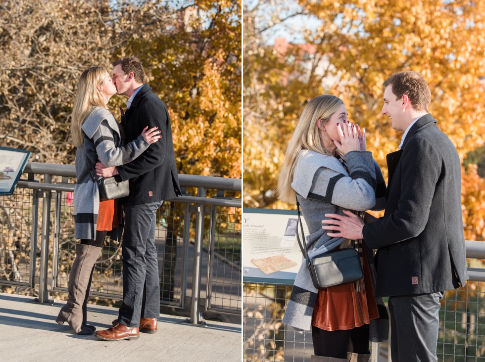 Philadelphia surprise proposal photos