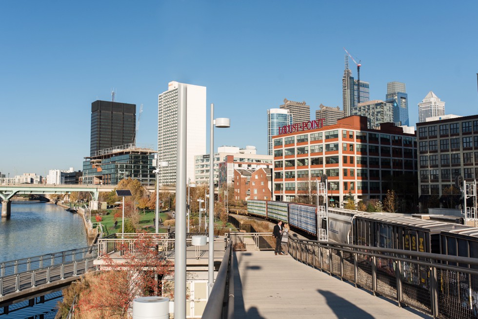 Locust Point center city skyline