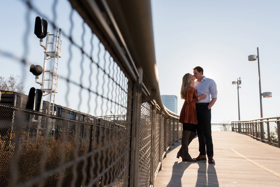 Schuylkill River trail engagement photos