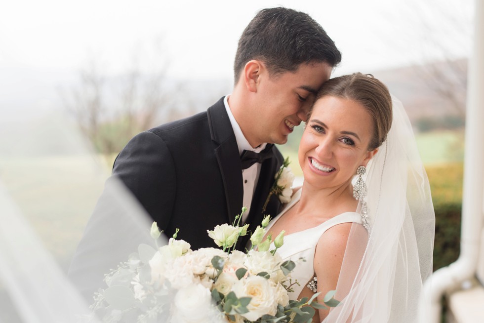 winter mountain wedding in Pennsylvania