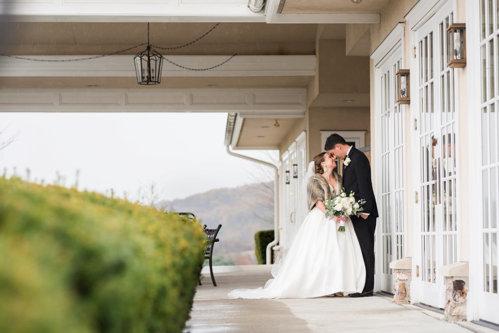 mountain wedding in Frederick wedding couple