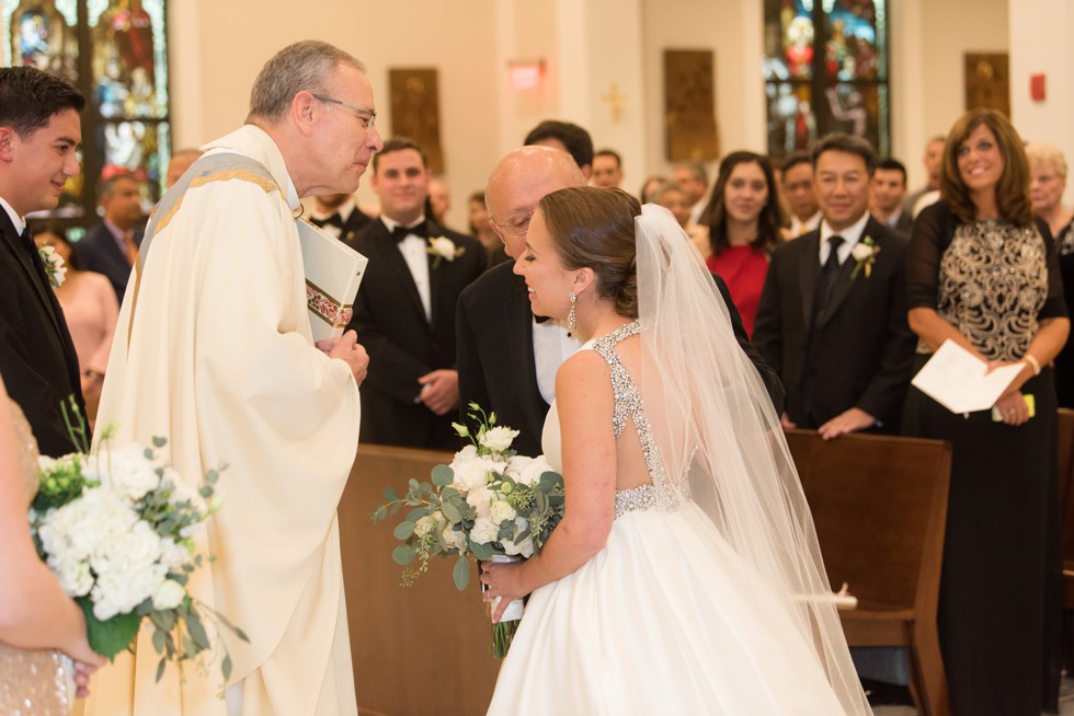 indoor wedding ceremony