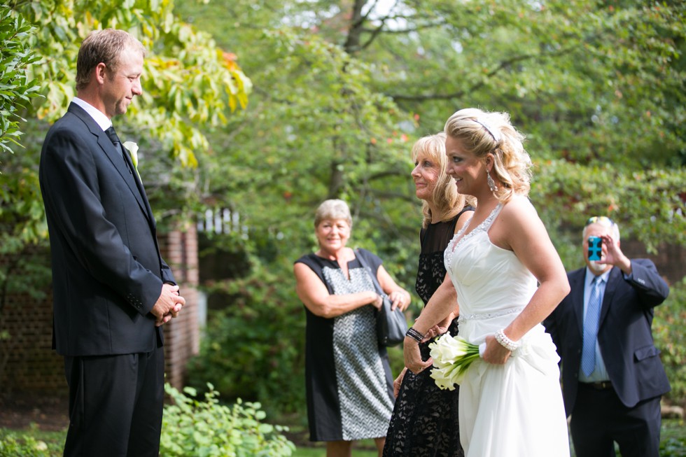 fall garden ceremony