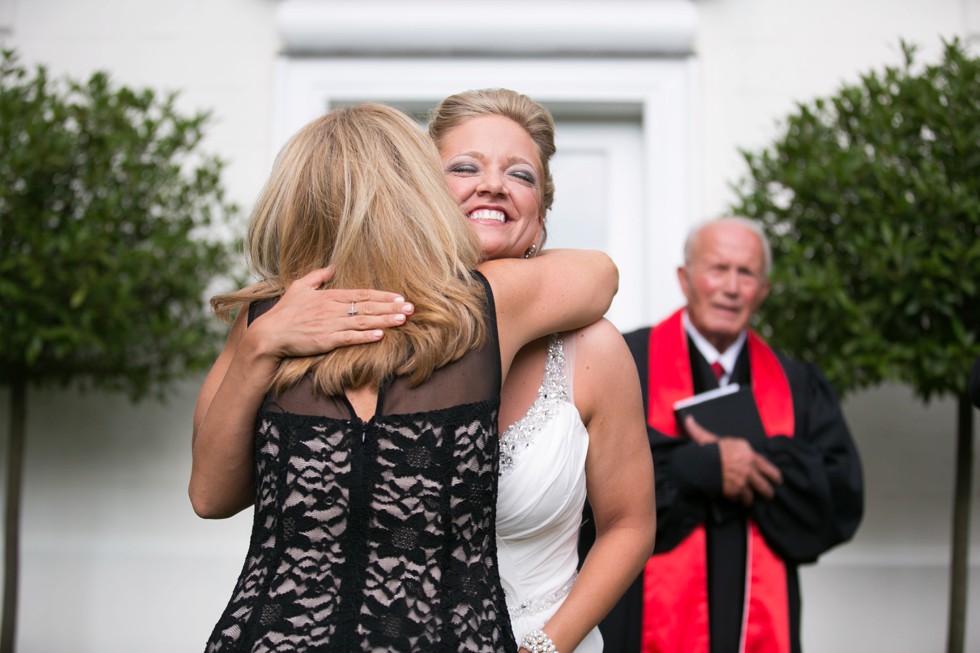 fall intimate garden ceremony