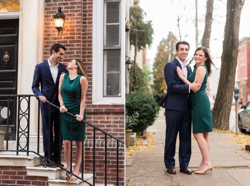 Fitler Square panama street engagement photos