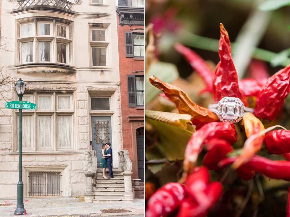 Rittenhouse Square engagement photos