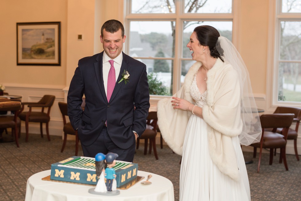 surprise grooms cake