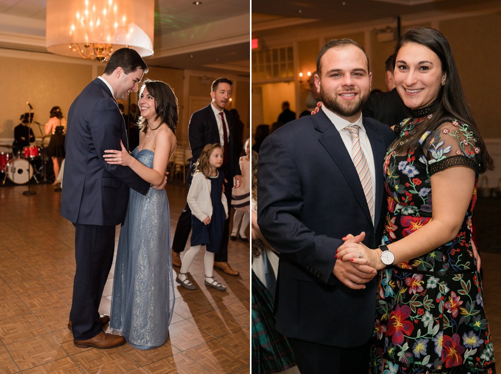 New Seabury Country Club winter wedding reception