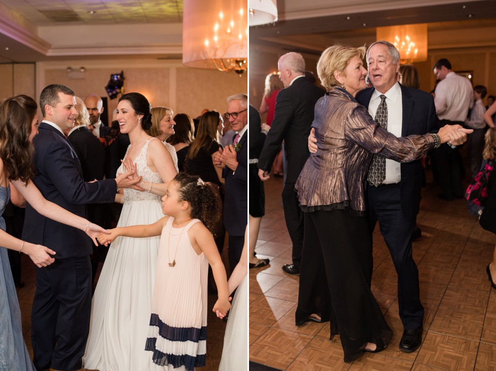 New Seabury Country Club winter wedding reception