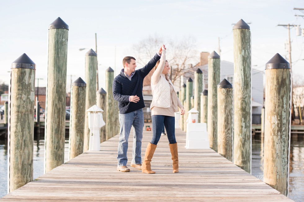 chesapeake bay engagement pictures