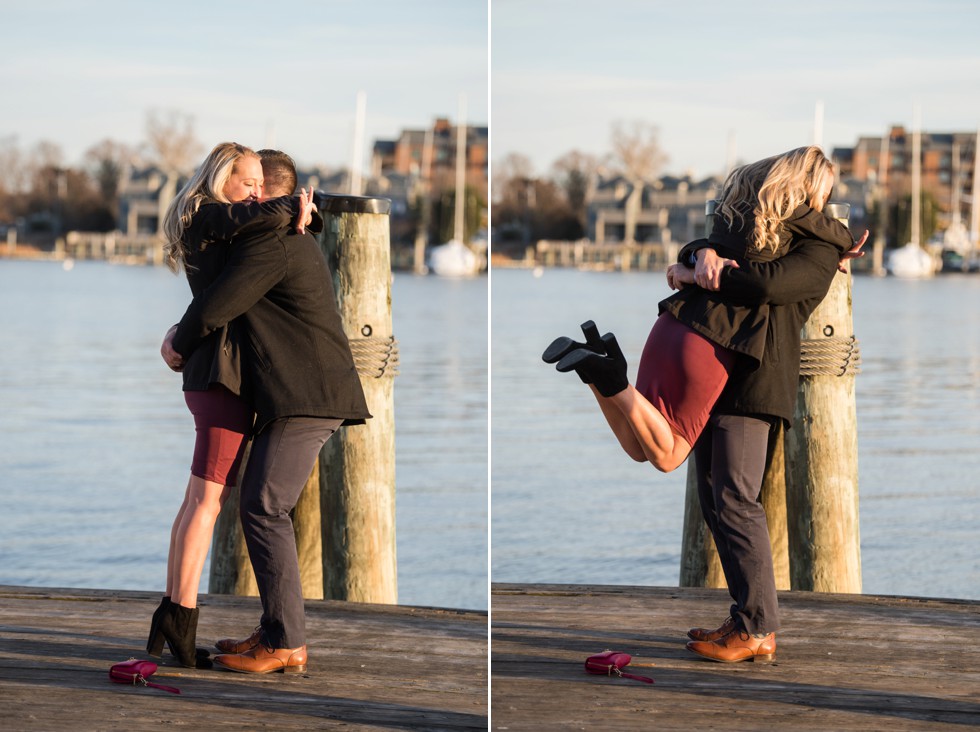 she said yes Annapolis proposal