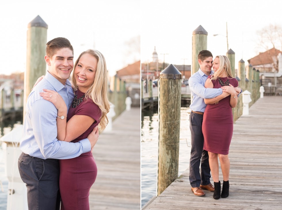 Annapolis City Dock engagement photos