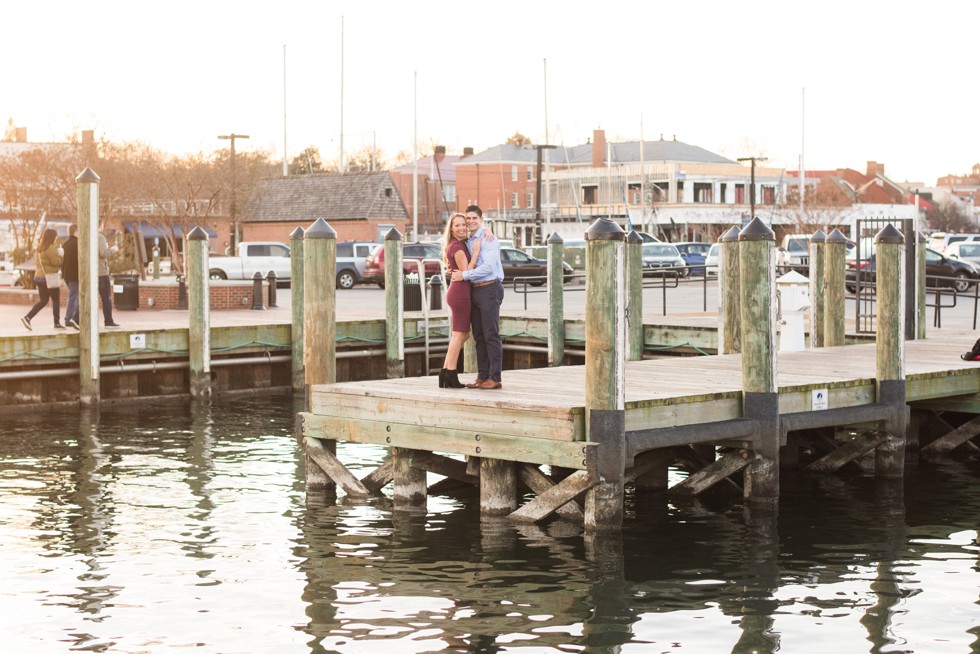 engagement session on waterfront