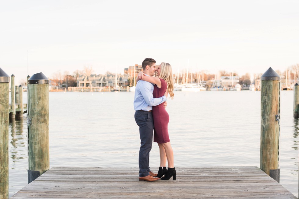 engagement photos on the water