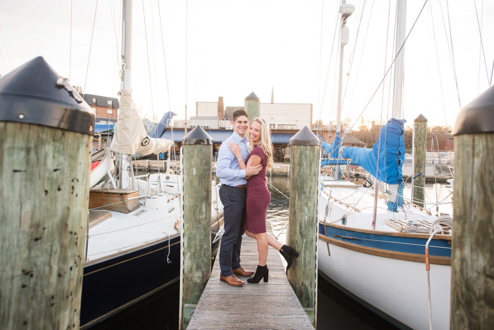 sailboat engagement photos