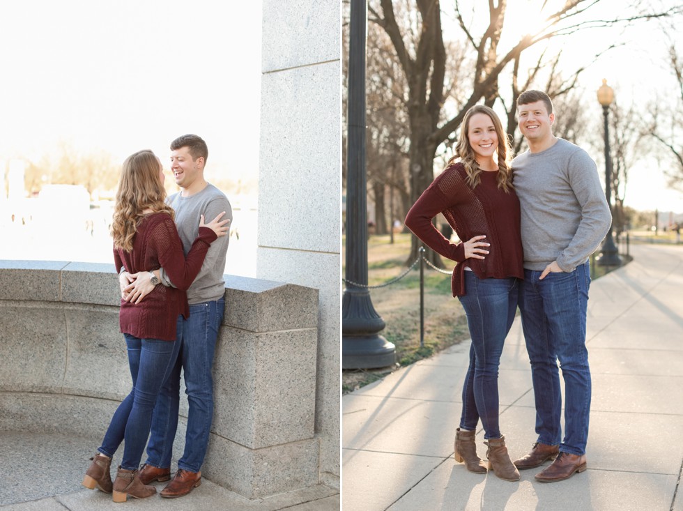 World War II memorial engagement photos