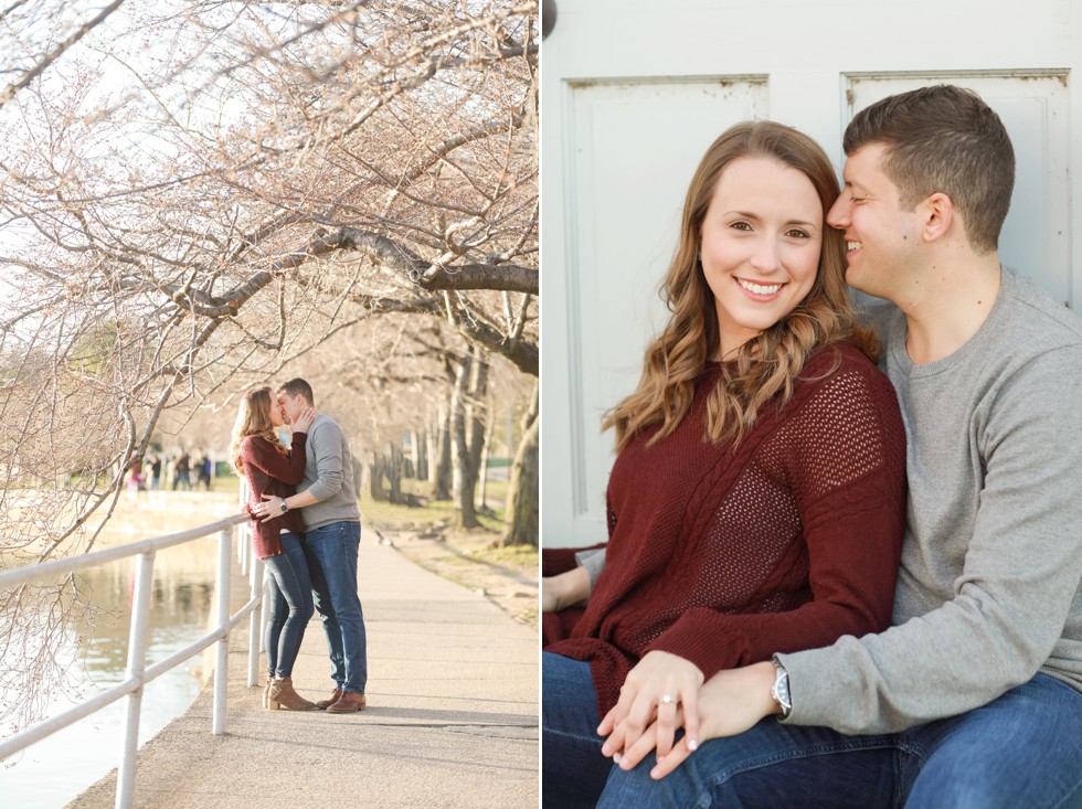 Tidal Basin engagement photos in DC