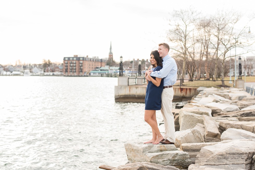 Annapolis rock wall engagement