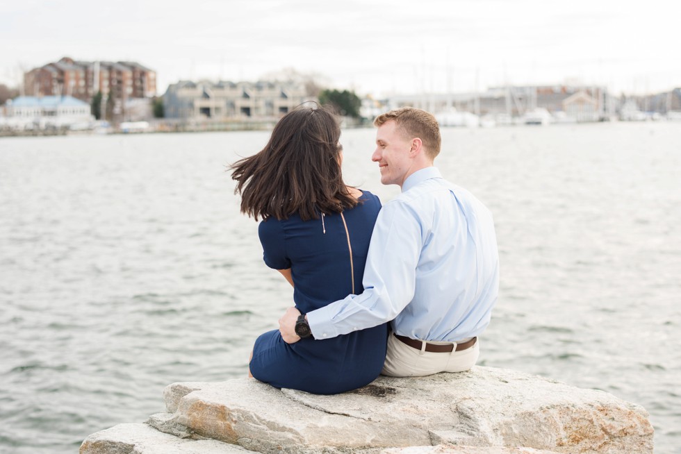 Annapolis rock wall engagement