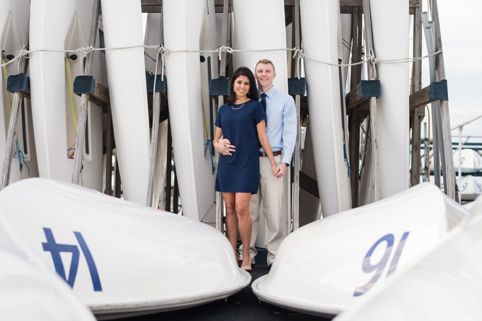 sailboat engagement photographs