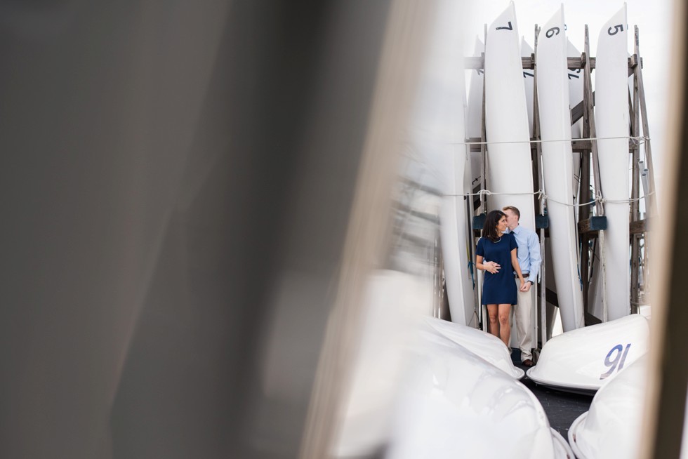 sailboat engagement photographs