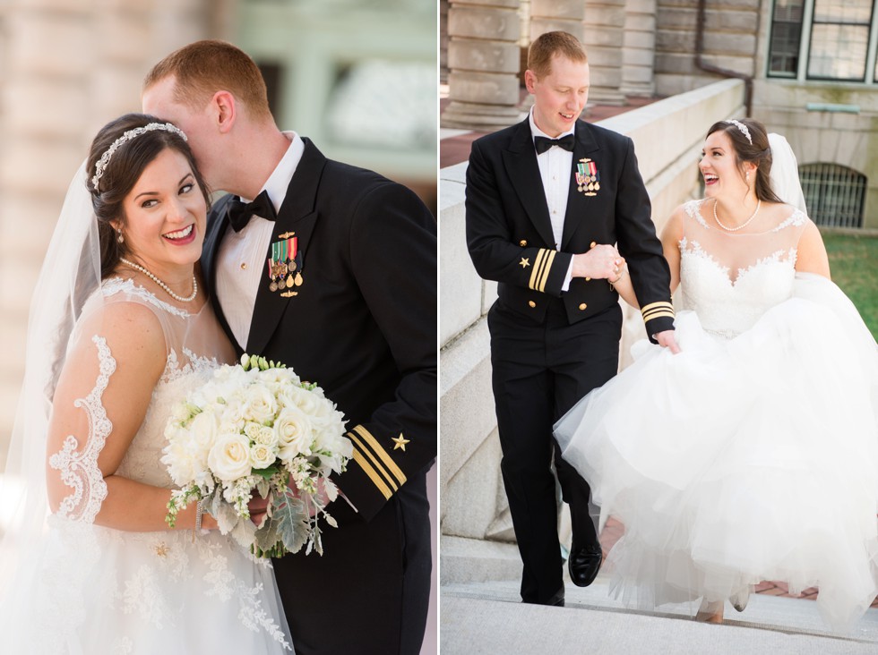 US Naval Academy Bancroft Hall wedding photo