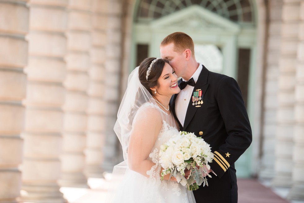 US Naval Academy Bancroft Hall wedding photo