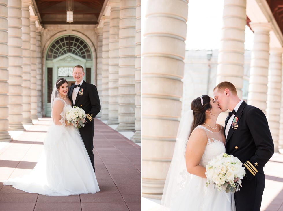 US Naval Academy Bancroft Hall wedding photo