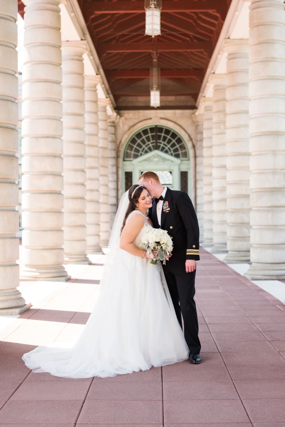 US Naval Academy Bancroft Hall wedding photo