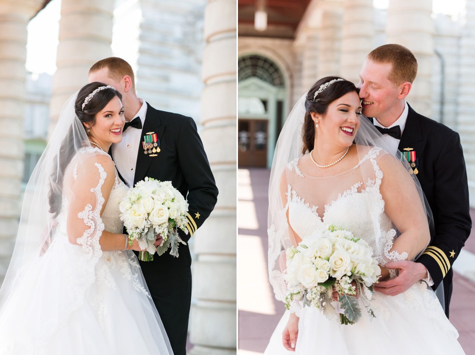 US Naval Academy Bancroft Hall wedding photo