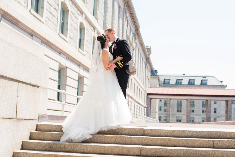 US Naval Academy Bancroft Hall wedding photo