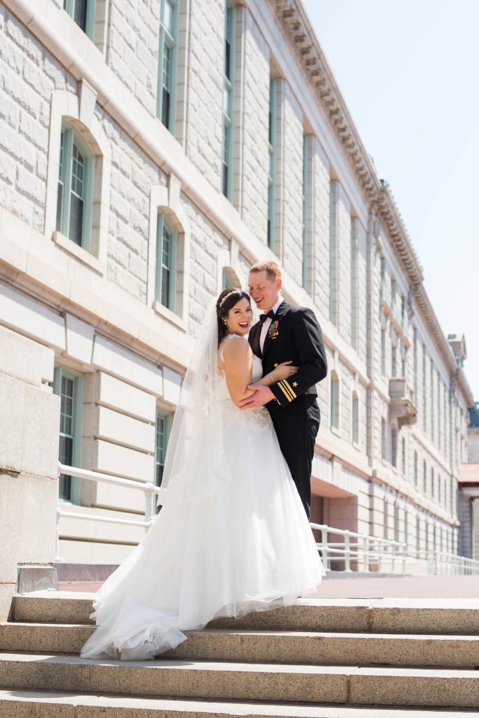 US Naval Academy Bancroft Hall wedding photo