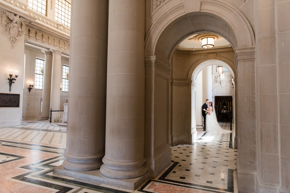 Bancroft Hall US Naval Academy military wedding