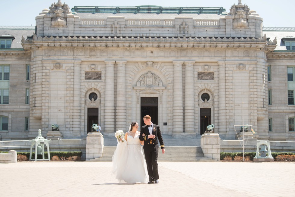 Bancroft Hall US Naval Academy military wedding