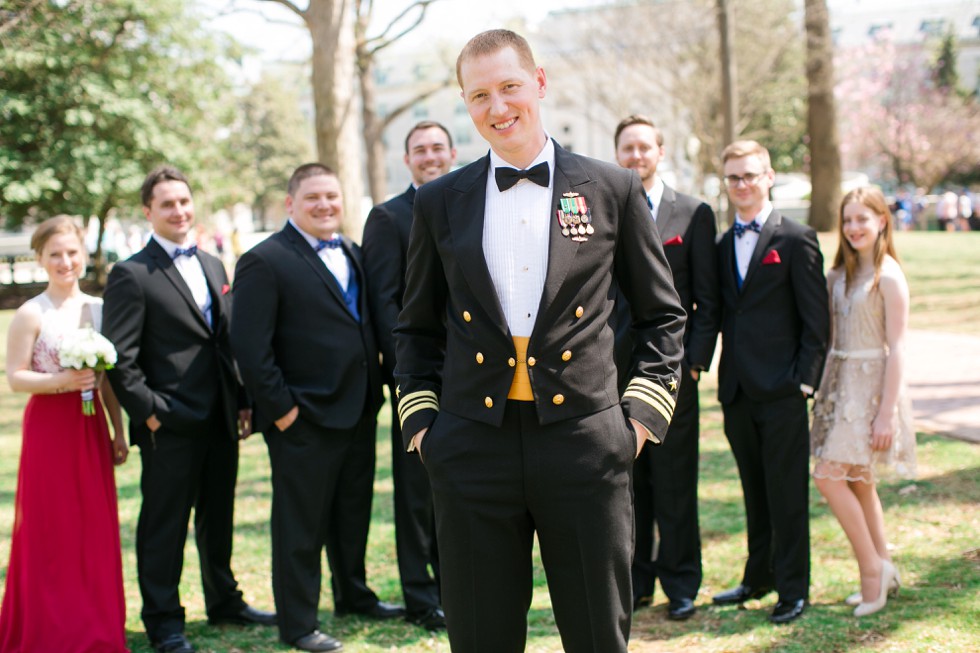 Bancroft Hall US Naval Academy military wedding