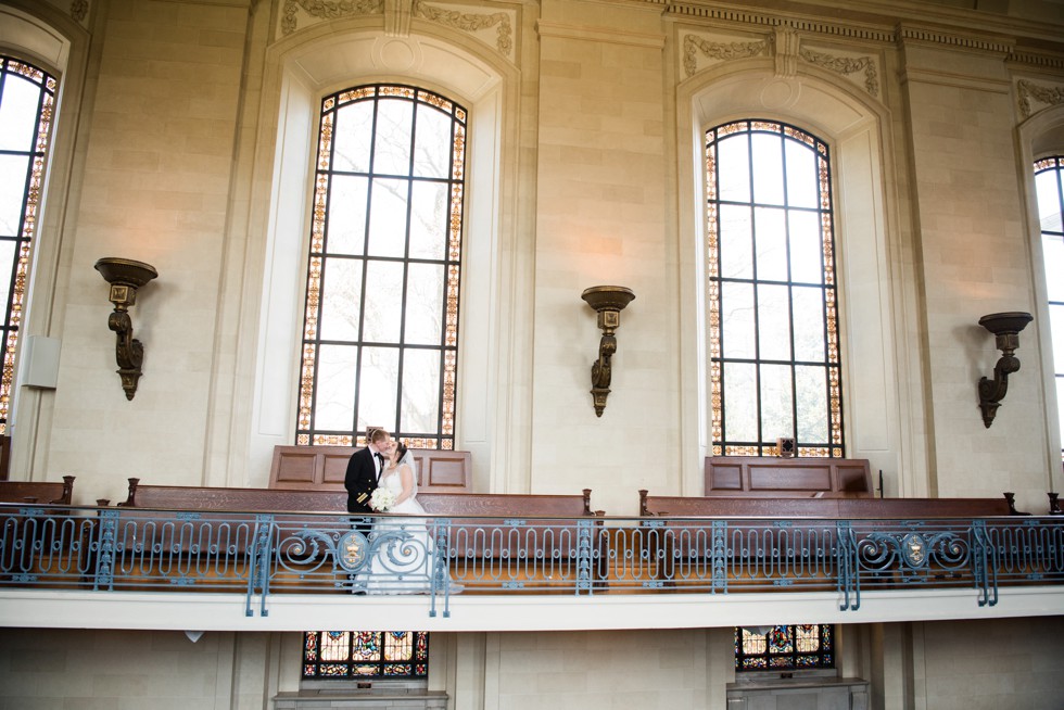 Naval Academy Chapel wedding ceremony