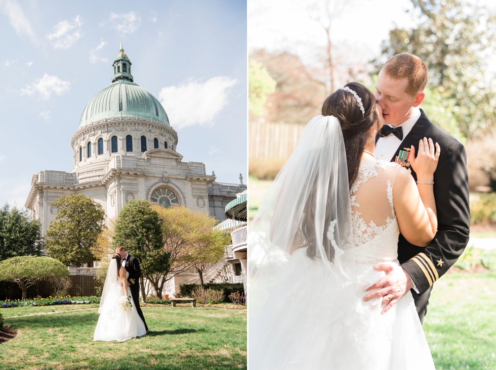 Superintendent's Garden Buchanan House US Naval Academy wedding